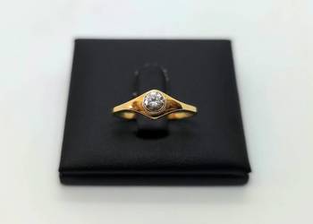 Złoty pierścionek próby 585 - 1,85g (Rozmiar 13)