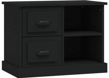 Szafka nocna czarna 60x355x45 cm WM-816369