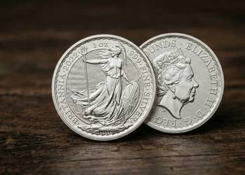 1  uncja srebra Britannia   82szt w sprzedaży