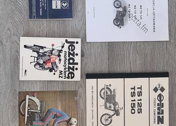 Instrukcja obslugi mz ts 150 ts 125 prospekt, części zamienne ,jeżdżę mz