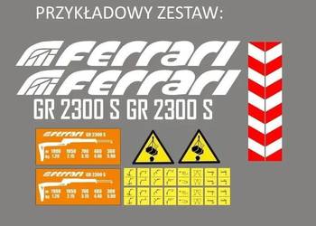 Naklejka oklejenia na każdy model HDS FERRARI Każdy model