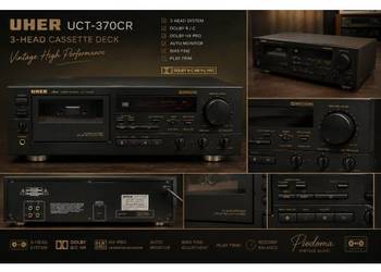 UHER UCT-370CR – 3-Head Cassette Deck Dolby HX Pro | Hi-Fi Vintage | German