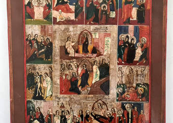 Ikona - Prazdniki, XIX wiek 0398