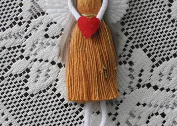 Aniołek, zawieszka, dekoracja, handmade,