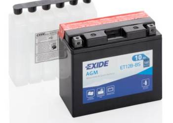 Akumulator motocyklowy 12V 10Ah 160A EN EXIDE ET12B-BS YT12B-BS L+