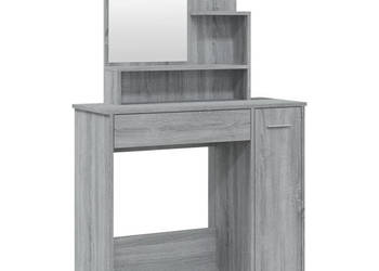 Toaletka z lustrem szary dąb sonoma 865x35x136 cm WM-820494