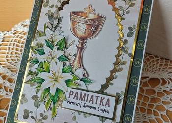 Pamiątka Komunijna ręcznie robiona