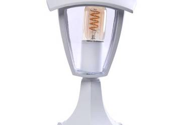 Lampa ogrodowa stojąca Fox 1xE27 Mała Biały
