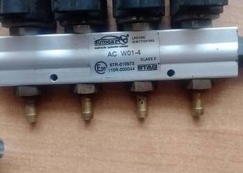 Wtryskiwacze gazowe LPG listwa czarne stag