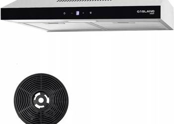 Okap kuchenny Gasland SR60SS 60 cm 202 m³/h recyrkulacja dotykowy