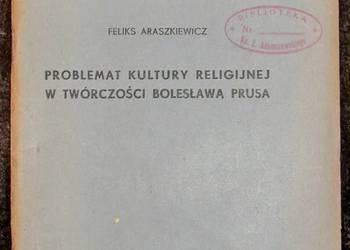 Problemat kultury religijnej w twórczości B.Prusa, wykład z 1947 r.