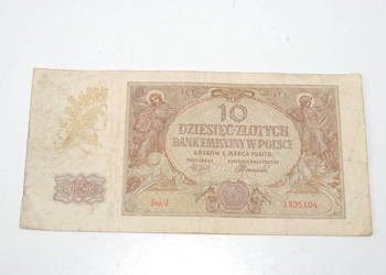 Stary banknot 10 złotych 1940 antyk rzadki unikat kolekcjonerski