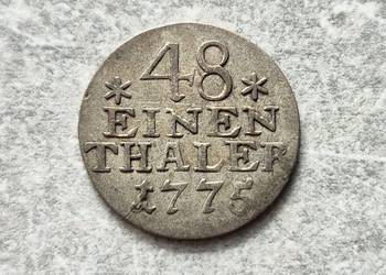 120) NIEMCY srebro - 1/48 Talara  - 1775 r. - A