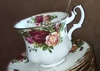 Filiżanka do kawy. Mniejsza. Old Country Roses Royal Albert, Englan