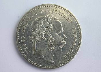 20 srebrnych krajcarów z 1869 roku. Franciszek Józef.