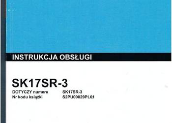 Kobelco Sk17SR-3 gąsienica DTR Instrukcja obsługi