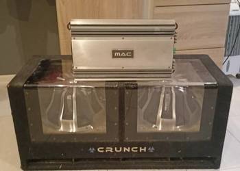 Subwoofer crunch 2400W + wzmaczniacz