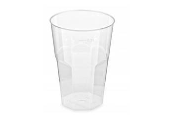 Kubek plastikowy latte twardy 300ml 0,3 do zmywarki