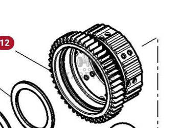 Massey Ferguson 5410 Koło Zębate Zębnik Zębatka Sprzęgła Skrzyni Biegów 47…