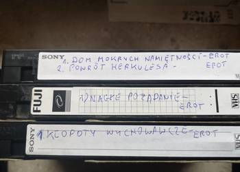Kasety vhs xxx dla dorosłych