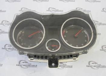 OPEL CORSA D LIFT 12r licznik zegary 1303295 1303304 1344277 1350693 ANGLIK