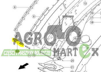0001446440, 01446440, 1446440, 00 0144 644 0 LISTWA CLAAS