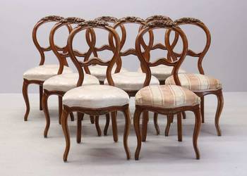 Krzesła Neo Rococo 8 szt. 1900 r Krzesła Neo Rococo 8 szt. 1900 r