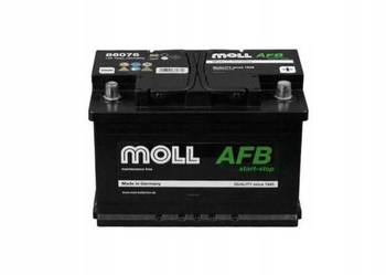 Akumulator Moll 12V 76Ah 760A P+ 86076