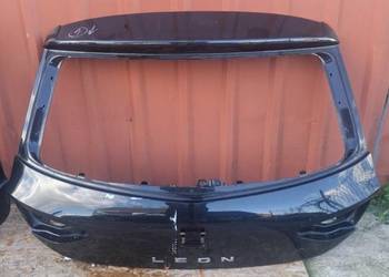 Tylna klapa bagażnika Seat Leon III 5F czarna numer 5F4827488A używana