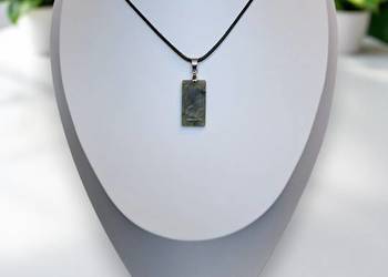 Zawieszka wisiorek z labradorytu, LABRADORYT prostokąt fasetowany #564