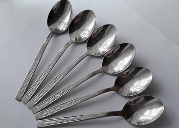 Łyżki obiadowe (nr.4), KONWALIE, Gerlach, sztućce PRL