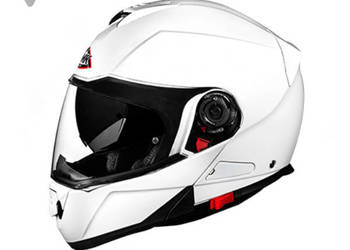KASK SZCZĘKOWY BIAŁY S/M/L/XL/2XL GRATISY PINLOCK,BRELOCZEK