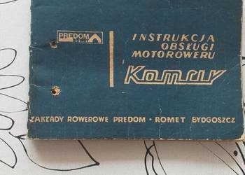Książeczki obsługi MOTOROWERY KOMAR SPRZEDAM