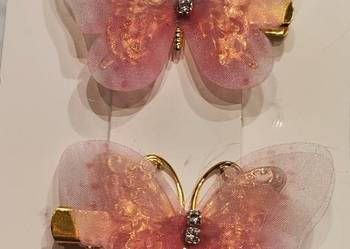 Spinki do włosów MOTYLKI 2szt