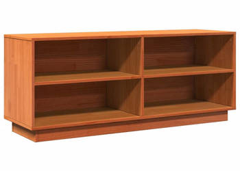 Szafka na buty woskowy brąz 110x34x45 cm lite drewno sosnowe WM-847123