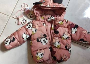Disney kurtka puchowa zimowa miki myszka minnie z kapturem
