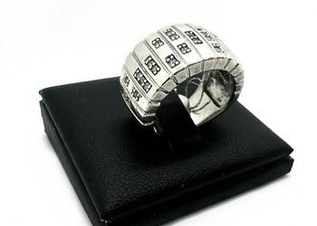 Srebrny pierścionek próby 925 - 8,01g (Rozmiar 15)