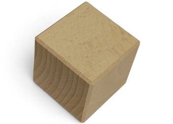 Drewniane Klocki Bukowe 4×4×4 cm – Kostki z Drewna Bukowego