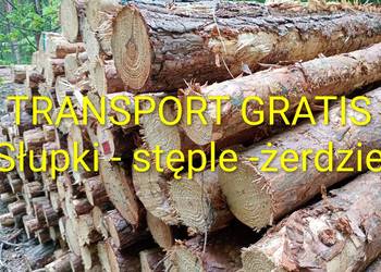 Słupki ogrodzeniowe żerdzie stęple TRANSPORT GRATIS
