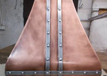Okap kuchenny miedziany , okap miedziany copper hood