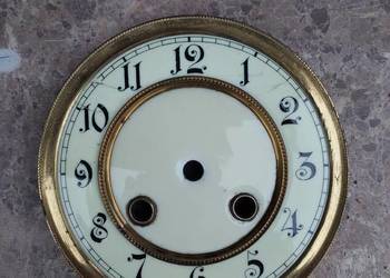 T128 Tarcza starego zegara 14,5cm 48/29 tzw seledynka porcelanka