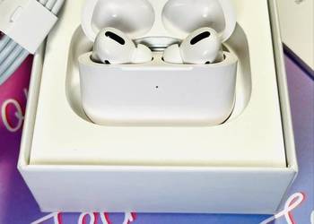 Apple AirPods Pro • Nowe OUTLET • Słuchawki bezprzewodowe z wyciszaniem ANC