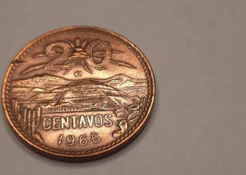 Moneta Meksyk 20 centavo, 1966