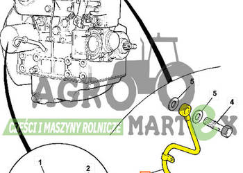 02/634121, 02-634121 RURKA OLEJU JCB