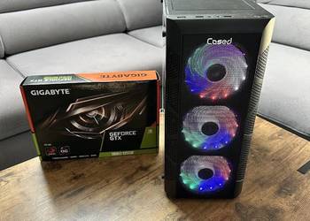 Komputer Gamingowy ARGB i5 9400f, gtx 1660 6gb super 16gb ddr4  m2 +hdd