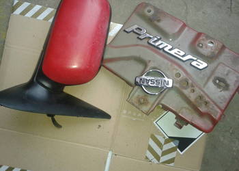 LUSTERKO PRAWE NISSAN PRIMERA P11 96-02 czerwone manualne