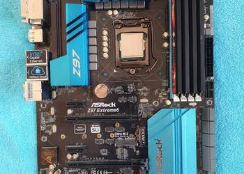 Płyta Główna Asrock Z 97 Extreme, Procesor Intel I7 4700K, Ram 16GB