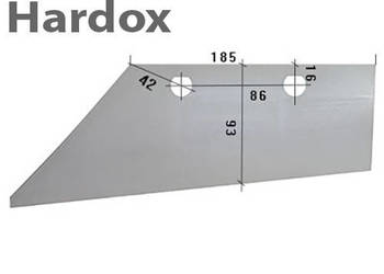 Lemiesz przedpłużka HARDOX 1903696 części do pługa LANDSBERG