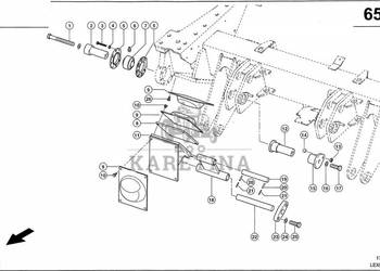 Claas Lexion 600 WKŁAD ŁĄCZĄCY 0007645810 (Amortyzacja osi napędowej do mt…