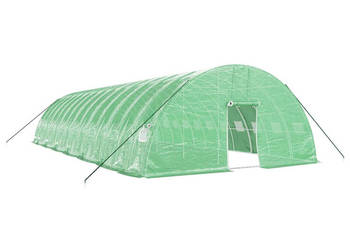 Szklarnia ze stalową ramą zielona 84 m² 14x6x285 m WM-3188110
